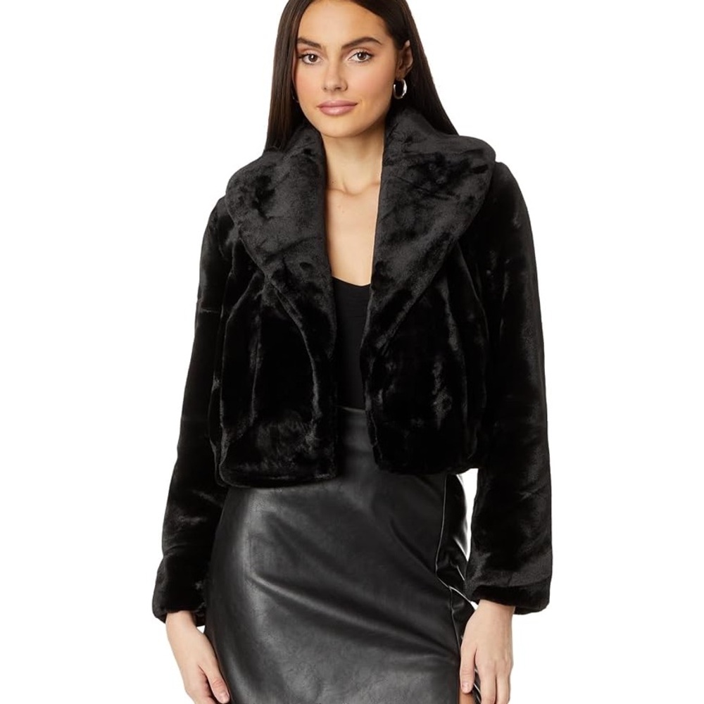Elegant Black Teddy Jacket